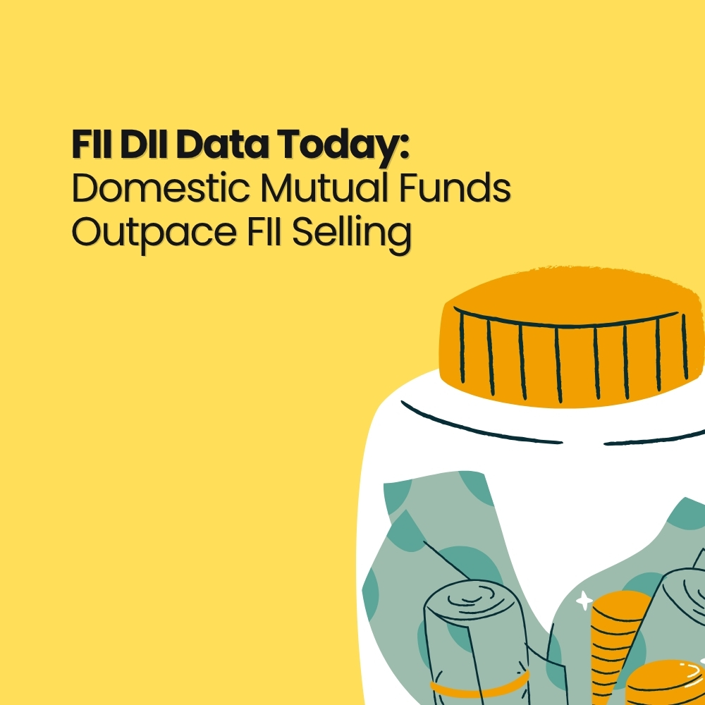 FII DII Data Today: Domestic Mutual Funds Outpace FII Selling